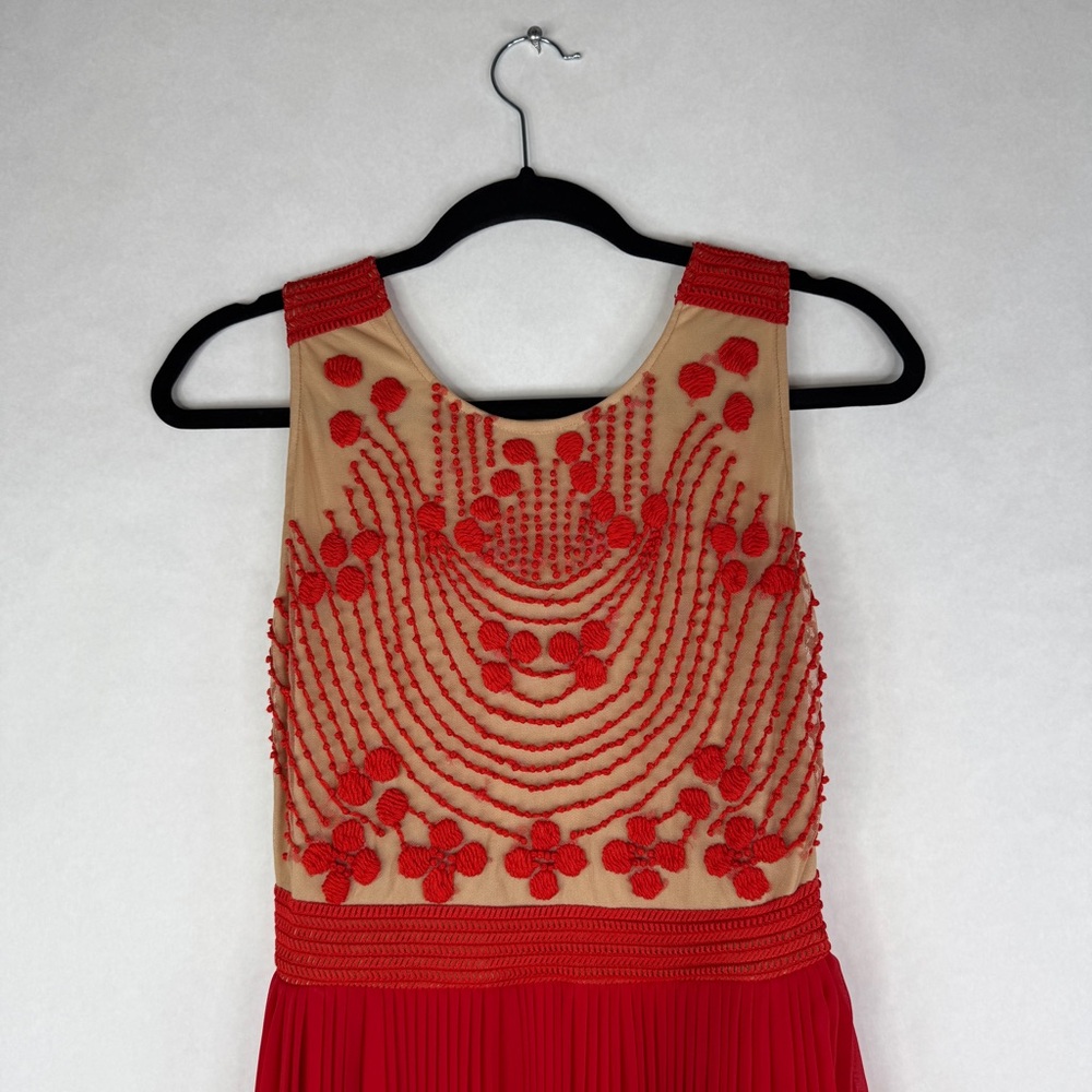 ANTHROPOLOGIE / RINA DHAKA Rubied Dusk Dress - Sz 0 - Picture 7 of 12